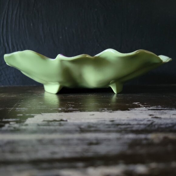 Purple and Green Cabbage Melamine Bowl, Easter Table, Spring Tablescape 8.5" - Picture 5 of 6